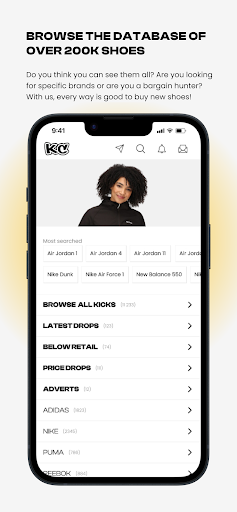 Kicks Check Screen 3