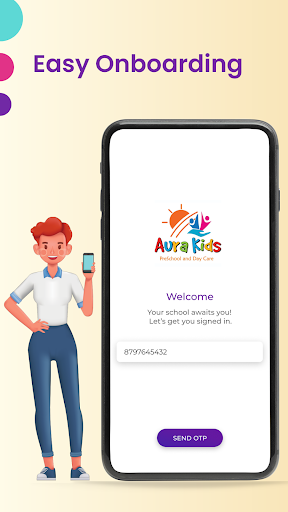 Android application Aura kids preschool screenshort