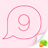 GO SMS OS 9 Pink Theme icon