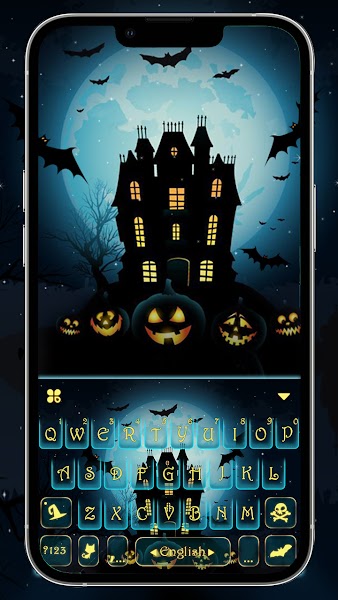  Halloween Ghost Keyboard Theme 