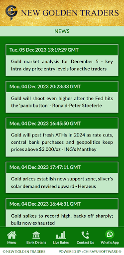 GOLDEN TRADERS Screen 3