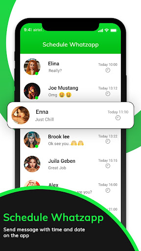 Whats schedule: Auto Messages Screen 3