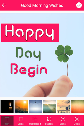 Good Morning Quotes Maker : dp Screen 2