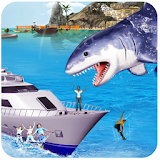 Blue whale : Angry Shark Sim 2018 icon