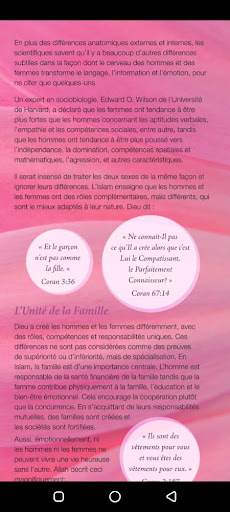 Bch droit des femmes en islam