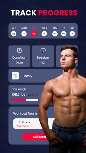 Chest Workout at Home screenshot 7