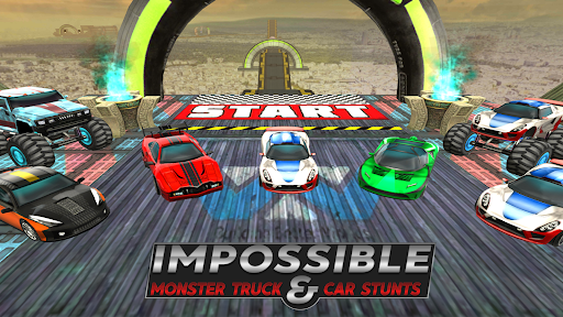 Android application Extreme Impossible Car Stunt screenshort