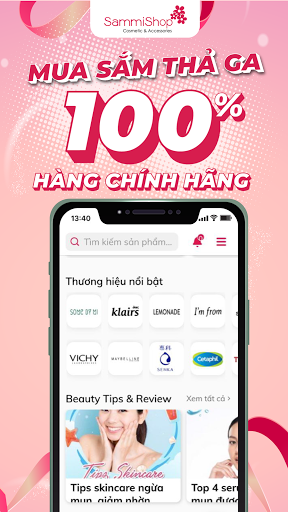 Sammi Shop – Siêu thị mỹ phẩm Screen 3
