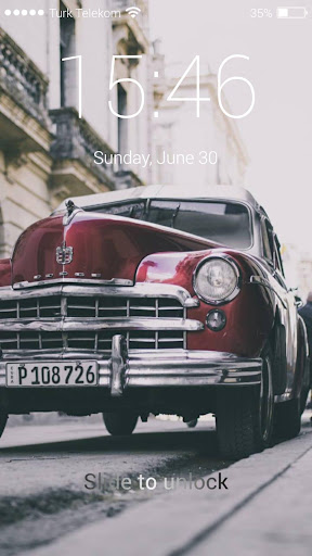 Classic Car Lock Screen