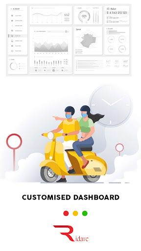 Ridarc User App Screen 2
