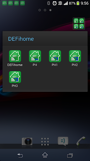 Android application 和英創技DEFihome PH1 screenshort