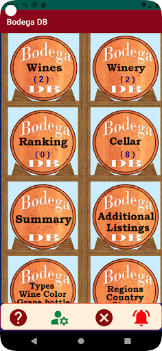 Android application Bodega DB screenshort