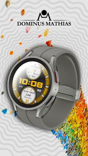 Android application DM | 020 Digital Watch Face screenshort