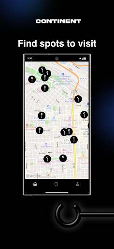 Android application Continent screenshort