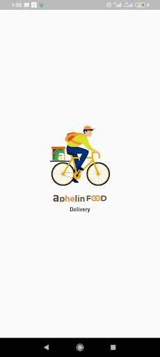 Android application aFood - Rider screenshort