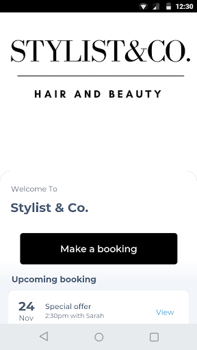 Android application Stylist & Co. screenshort