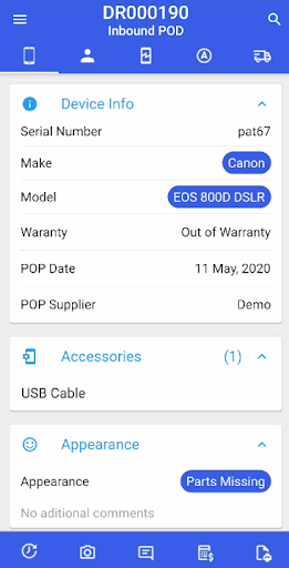 Android application Vision Mobile screenshort