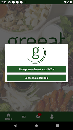 Android application Greeat - eat well. live well. screenshort
