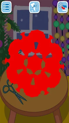 Kids handcraft: Snowflakes - Screenshot 3