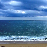 Cloudy Ocean Live Wallpaper HD icon