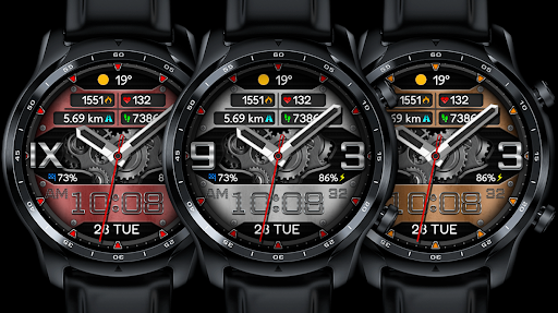 Hybrid CHEVAR URX93 Watch face screenshot 6