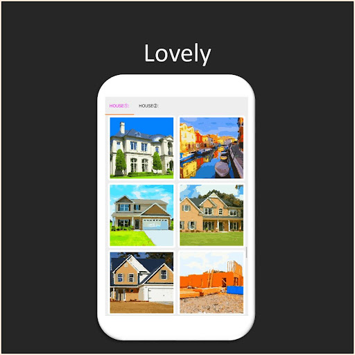 Color by Number - house