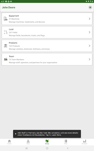 Screenshot of Operations Center Mobile