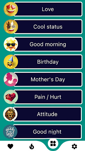 Love Messages : Romantic Quote Screen 2