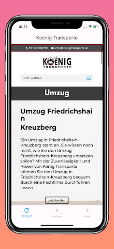 KoenigTransporte Screen 3