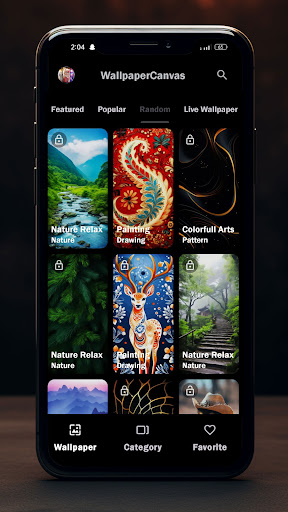 Android application WallpaperCanvas screenshort