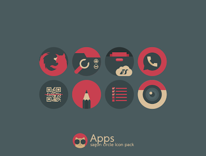 Sagon Circle Icon Pack Apk: Dark UI (PAID) Free Download 5