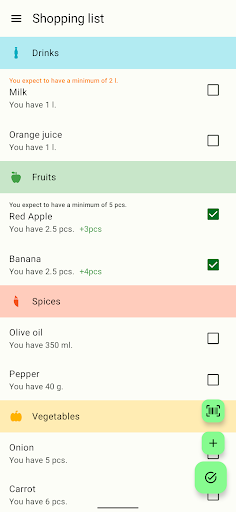 My pantry. Smart shopping list Screenshot 2 - AppWisp.com