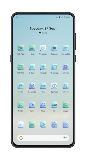 Android application Helium Pastel Icon Pack screenshort