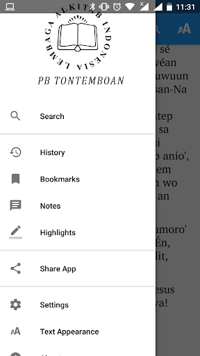 Android application PB Tontemboan LAI screenshort