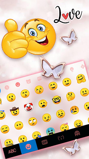 Rose Gold Watch Keyboard Theme Screen 3