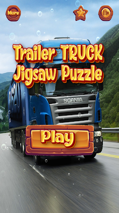 Truck Trailer Jigsaw Puzzle - Screenshot 1