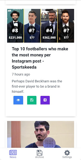 Android application Trend News : Newspaper App screenshort