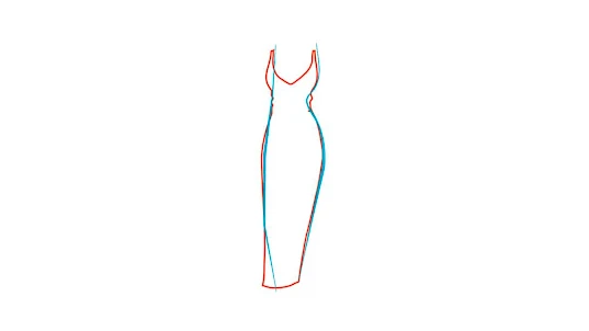 ドレスを描く方法