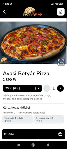 PizzAvas Screen 3