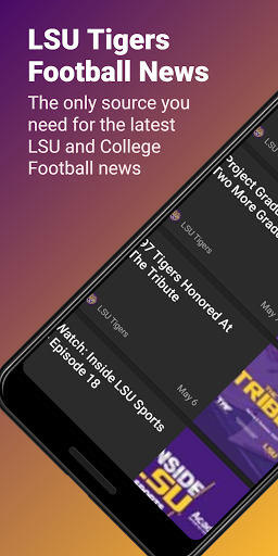 Android application LSU Tigers Football News screenshort