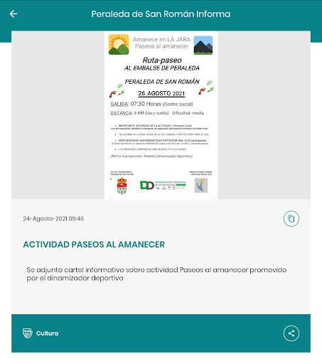 Peraleda de San Román Informa Screen 3