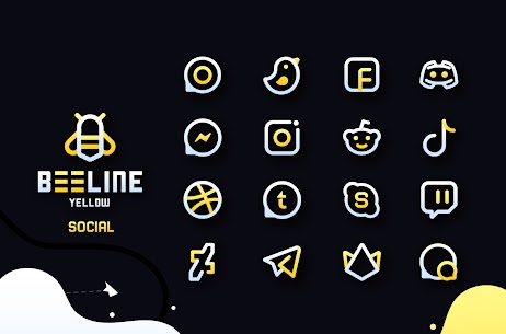 BeeLine Yellow IconPack 4