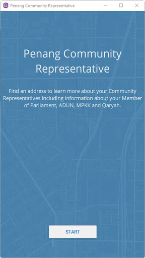Android application PenangCommunityRepresentative screenshort