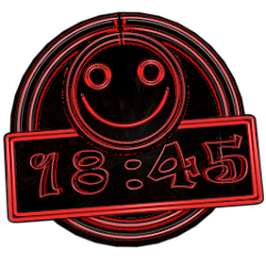 Clock Smile Live Wallpaper