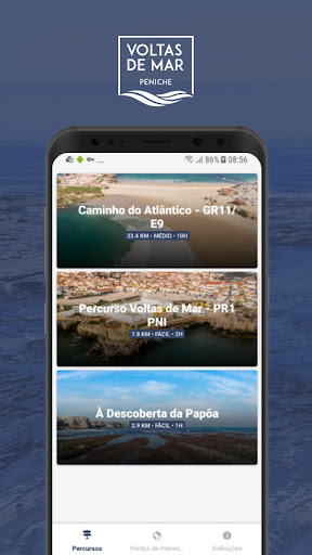 Android application Voltas de Mar - Peniche screenshort