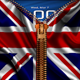 UK Flag Zipper Lock New icon
