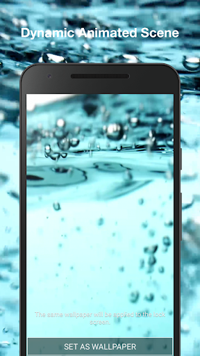 Water Bubbles Live Wallpaper Screen 2
