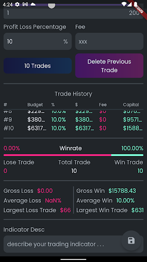 Trading Strategy Tester Screen 2
