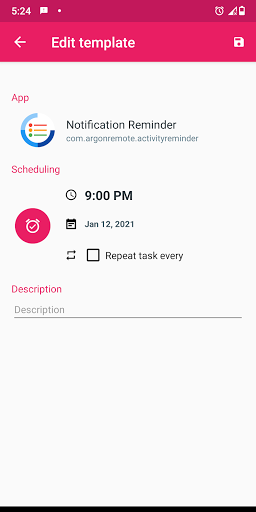 Open App Scheduler Screen 3
