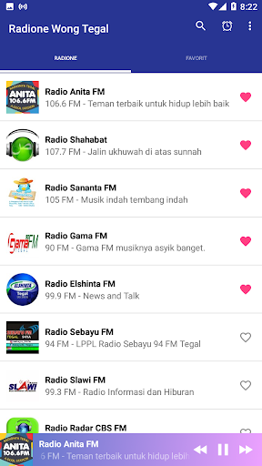 Android application Radio Online Tegal screenshort